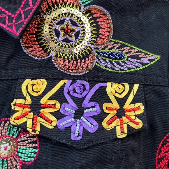 Berek 2 Embroidered Cotton Jacket Sz PS - Picture 7 of 9